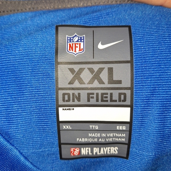 A Nike official NFL Detroit Lions #15 Davis jersey in a men's size 2XL.  NWT - Picture 8 of 8
